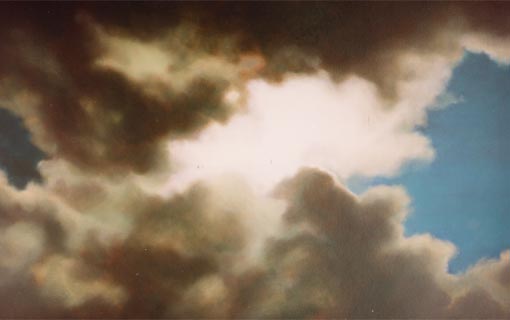 Clouds, painting by Teresa Dias Coelho