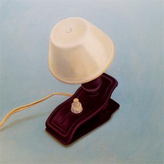 Reading lamp, painting by Teresa Dias Coelho